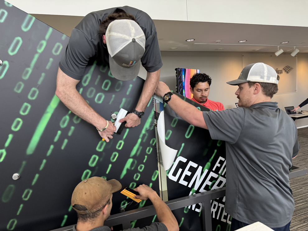 Custom sign installation services for business interiors in Winston-Salem, NC