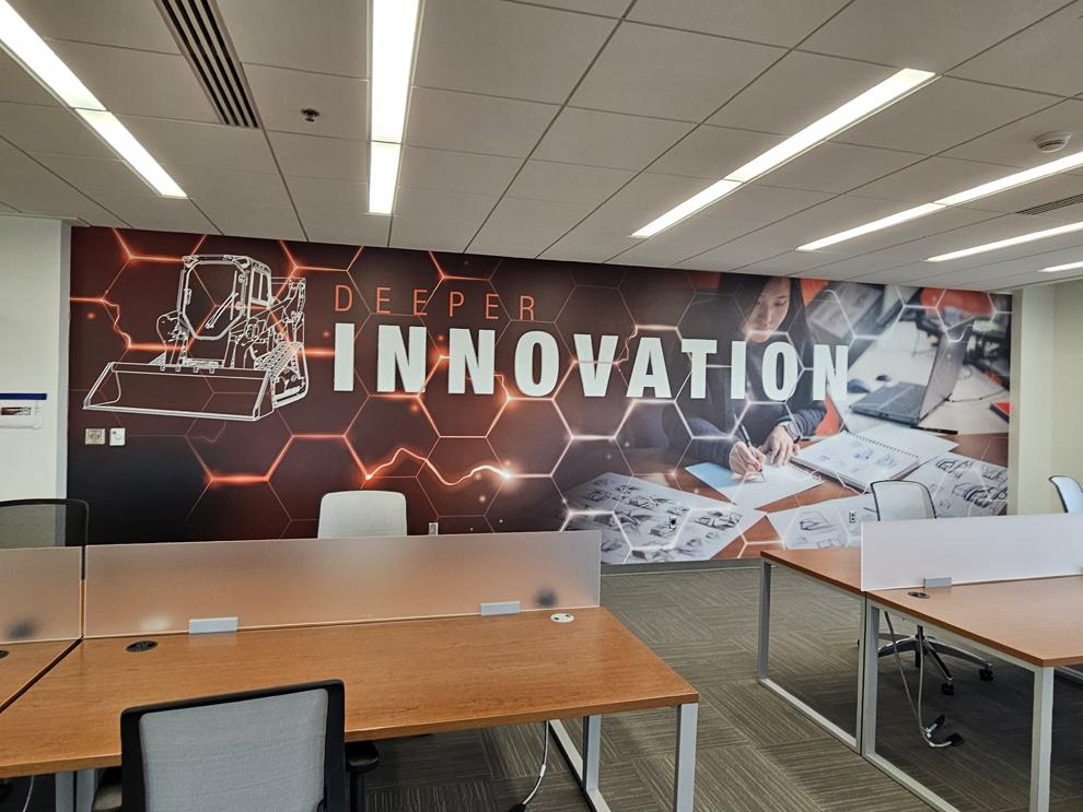 Office wall graphics and signs promoting workplace culture Greenville, SC