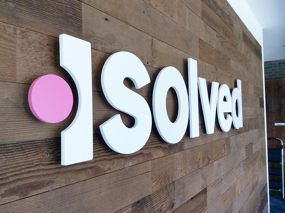 Acrylic Signs in Greenville, SC designed and installed for reception areas and corporate lobbies